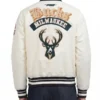 Milwaukee Bucks Ribbed Satin Best Of Jacket