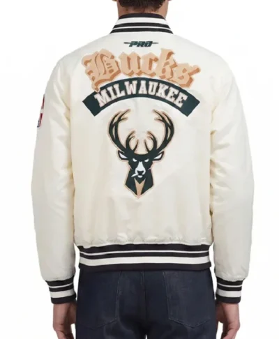 Milwaukee Bucks Ribbed Satin Best Of Jacket