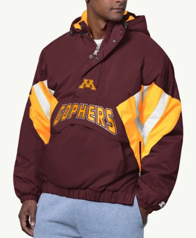 Minnesota Golden Gophers Classic Breakaway Half-Zip Hooded Jacket
