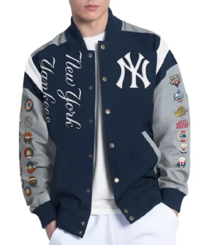 NY Yankees Strong Safety Commemorative Navy Jacket