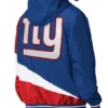 New York Giants Retro Color Block Hooded Full Zip Jacket