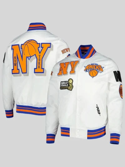 New York Knicks 2x Finals Champions Mash Up Capsule Jacket
