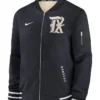 Nike Texas Rangers City Connect Black Bomber Jacket – MLB Edition