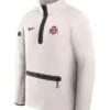 Ohio State Buckeyes White Varsity Jacket Classic Team Style