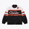 Orioles Black White Script Jacket Baltimore Style