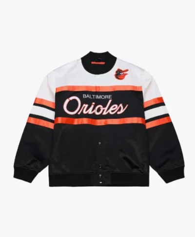 Orioles Black White Script Jacket Baltimore Style