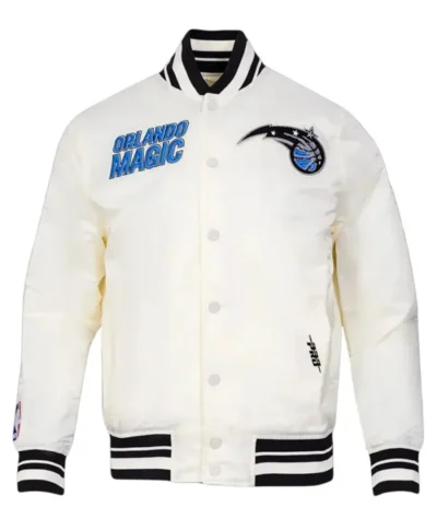 Orlando Magic White Varsity Jacket