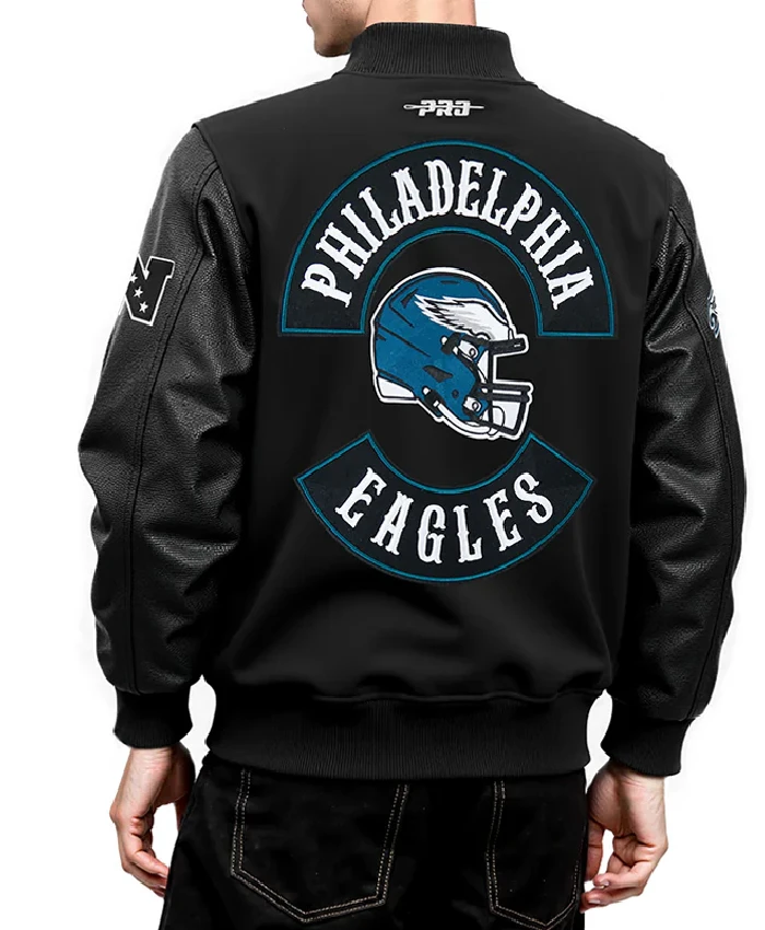 Philadelphia Eagles Black Classic Sport Varsity Jacket