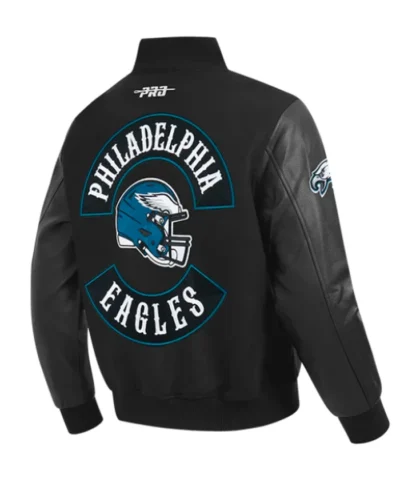 Philadelphia Eagles Black Classic Sport Varsity Jacket