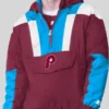 Philadelphia Phillies Charger Half-Zip Pullover Jacket