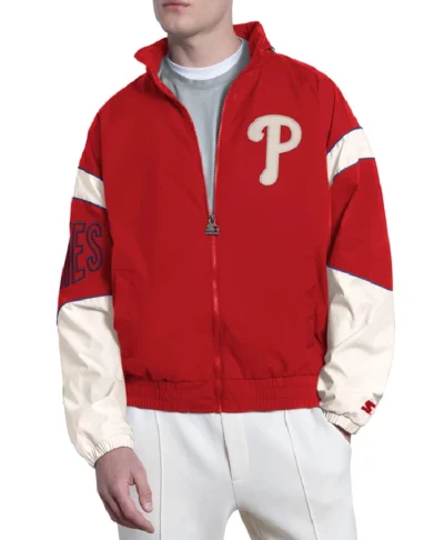 Philadelphia Phillies The Gust Red and Off White Jacket