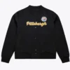 Pittsburgh Steelers Heritage Black Satin Jacket