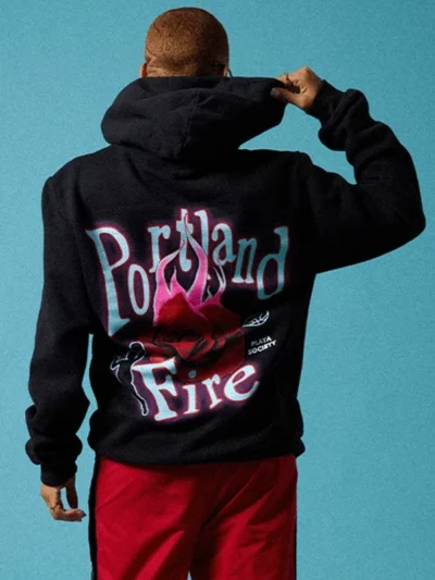 Playa Society WNBA Portland Fire Hoodie