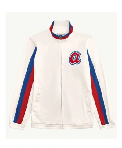 Rebound Track Jacket Atlanta Braves Iconic Fan Gear