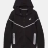 Reflective Tech Windrunner Black Fleece Jacket