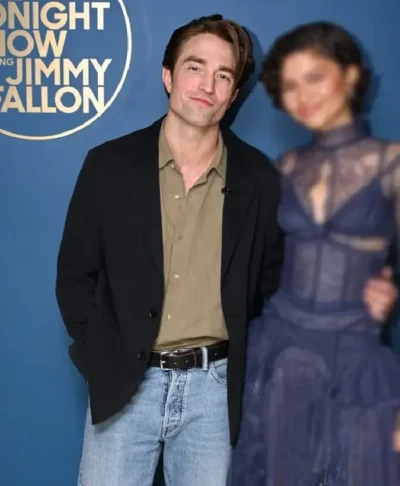 Robert Pattinson Talk Show Black Blazer