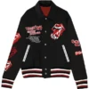 Rolling Stones Hackney Diamonds Tour Varsity Jacket