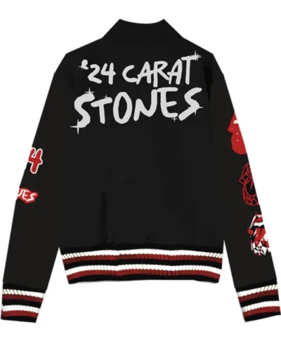 Rolling Stones Hackney Diamonds Tour Varsity Jacket