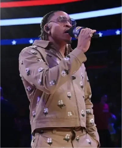 Rotimi Houston Rockets Lakers Game Jacket