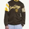 San Diego Padres Heritage Brown Track Jacket