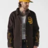 San Diego Padres x Rotulos Bautista Brown Coaches Jacket for sale