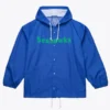 Seattle Seahawks Royal Windbreaker Hooded Jacket Fan Gear