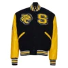 Southern University Black and Gold Varsity Jacket