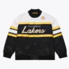 Special Script LA Lakers Black and White Jacket