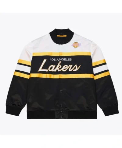 Special Script LA Lakers Black and White Jacket
