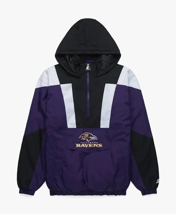 Starter x Homage Baltimore Ravens Purple Hoodie Jacket