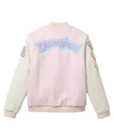 Stoney Clover Lane Disneyland Pink Varsity Jacket