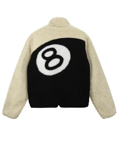 Stussy 8 Ball Vintage Sherpa Jacket