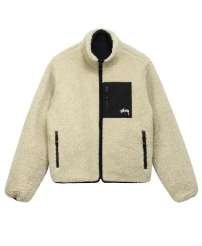 Stussy 8 Ball Vintage Sherpa Jacket
