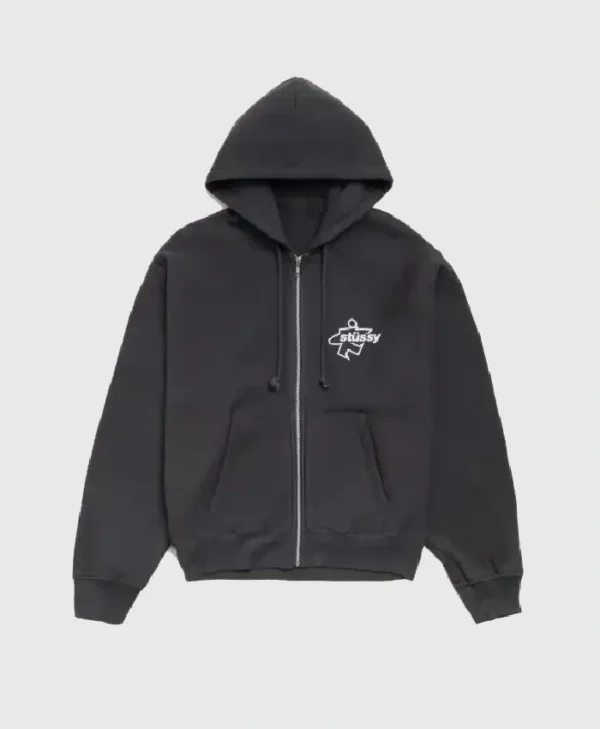 Stussy Surf Pullover Zip Hoodie