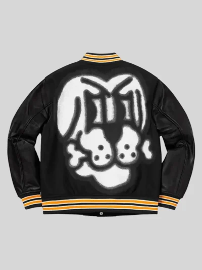 Supreme Bone Varsity Black Jacket