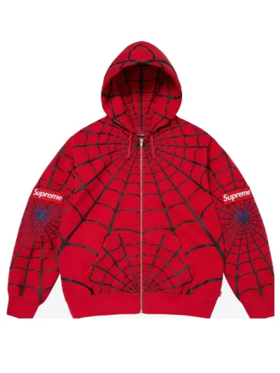 Supreme Spiderman Zip Up Hoodie