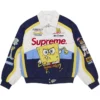 Supreme SpongeBob SquarePants Jeff Hamilton Racing Jacket