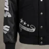 Syams End Game Black Varsity Jacket