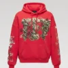 Teyana Taylor Iconic Concrete Rose Red Hoodie