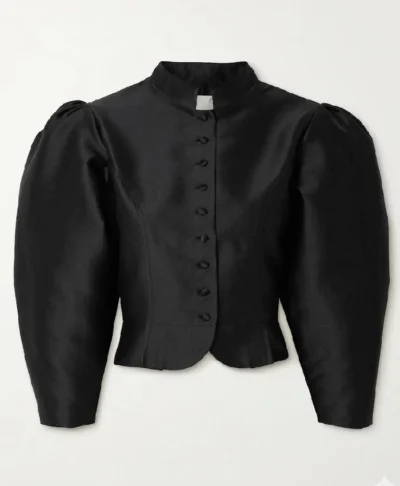 The View 2026 Sunny Hostin Inspired Puff Sleeve Jacket