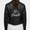 Til Death Gothic Bridal Printed Jacket