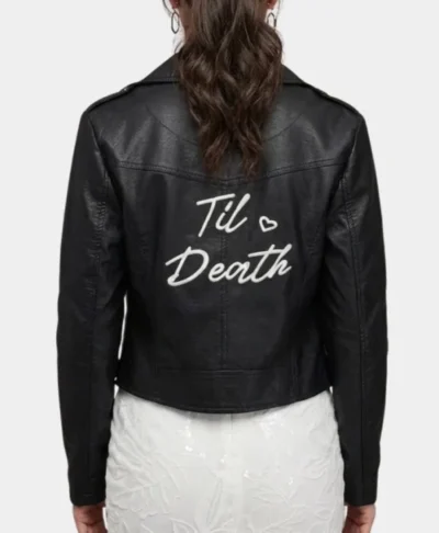 Til Death Gothic Bridal Printed Jacket