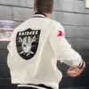 Tom Brady Raiders White Letterman Jacket