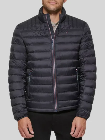 Tommy Hilfiger Men’s Puffer Jacket Packable Warmth Modern Fit