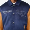 True Religion Serpent Logo Vintage Bomber Jacket
