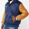 True Religion Serpent Logo Vintage Bomber Jacket