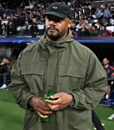 Vincent Kompany Bernabeu Green Jacket for sale