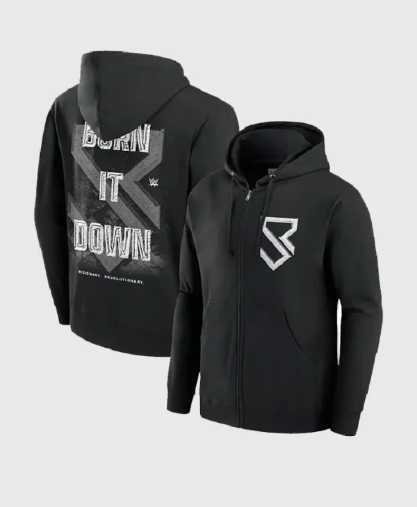 WWE Seth Rollins Burn It Down Hoodie