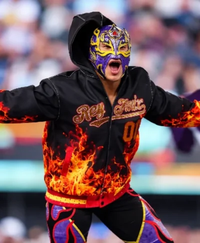 WWE SummerSlam Rey Fenix Hooded Jacket