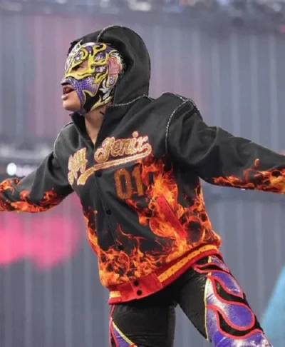 WWE SummerSlam Rey Fenix Hooded Jacket